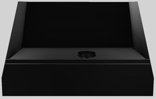 Vent-A-Hood® Designer Series 48" Black Wall Mounted Range Hood-2