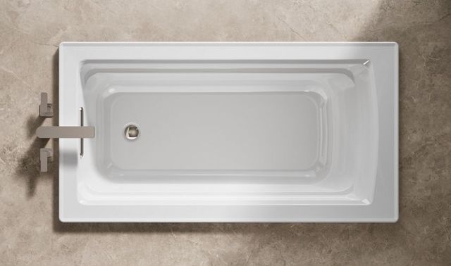 KOHLER® Archer® White 60" x 32" Drop-In Bath-4