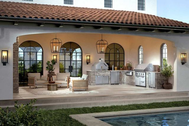 Hestan Campania 33" Steeletto Counter Top Gas Pizza Oven with Dual Burner-4
