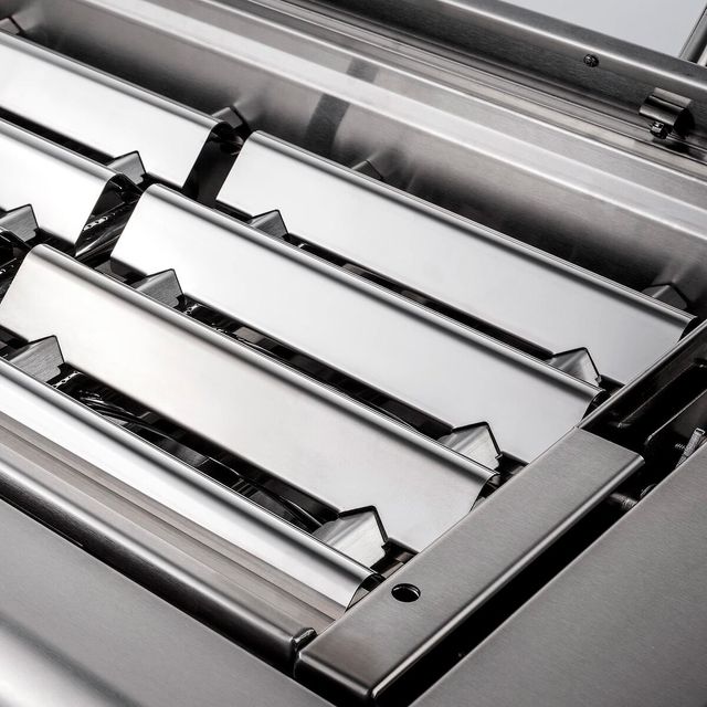 Caliber™ Rockwell Social 2-Burner Stainless Steel Built-In Natural Gas Grill with Gold Hardware-3