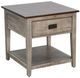 Sunny Designs™ Homestead Hills Tobacco Leaf End Table with Alpine Gray Base-0