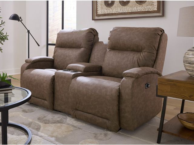 Best® Home Furnishings Customizable Maverly Manual Reclining Space Saver® Loveseat with Console-2