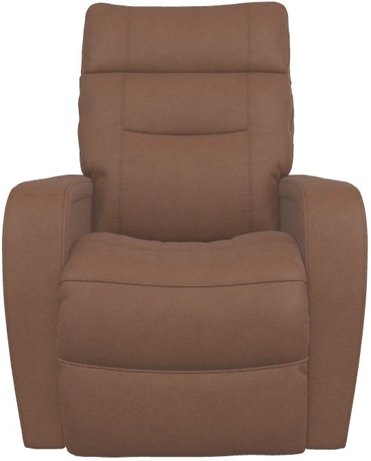 La-Z-Boy® Baron Blue Grey Leather Power Rocking Recliner with Headrest and Lumbar-1