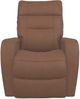 La-Z-Boy® Baron Blue Grey Leather Power Rocking Recliner with Headrest and Lumbar-1