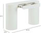 TOV Furniture Mira Cream High Gloss Console Table-1