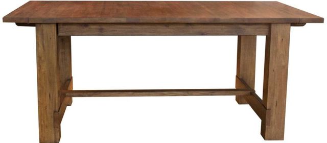 A-America® Anacortes Salvaged Mahogany Rectangular Trestle Table-0