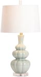 Crestview Collection Strata Pale Blue Table Lamp-1