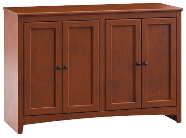 Whittier Wood® Furniture Customizable McKenzie 48" Wide Alder Cabinet and Hutch-2
