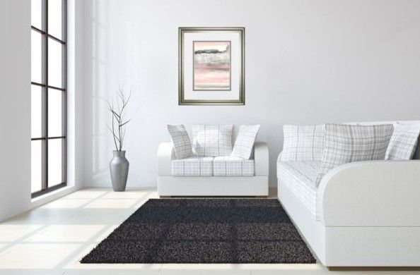 Classy Art Charcoal and Blush I by Chris Paschke Wall Art-2