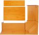Linon Chelsea 3-Piece Natural Corner Nook Set-4