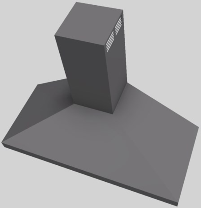 Vent-A-Hood® 48" Gunsmoke Wall Mounted Range Hood-3