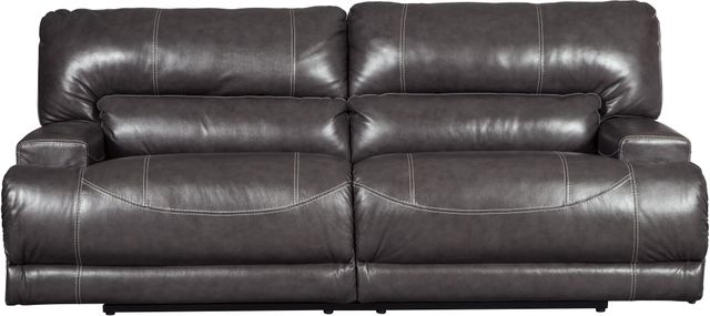 Signature Design by Ashley® McCaskill Gray Reclining Sofa-1