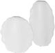 Uttermost® Ruffled Feathers 2-Piece Matte White Vase Set-2