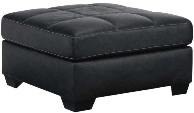 Benchcraft® Barlin Mills Carbon Accent Ottoman-0