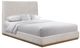 Bernards Elure Beige/Latte Queen Platform Bed-0