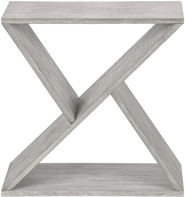 Monarch Specialties Inc. Washed Grey Veneer Narrow End Table-2