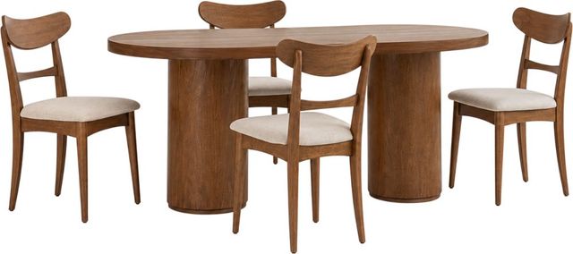 aspenhome® Caden 5-Piece Spiced Caramel Dining Set-0