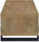 Coaster® Dinard Mango Coffee Table with Black Metal Base-4