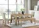Elements International Eleanor 6-Piece Brown Dining Set-1