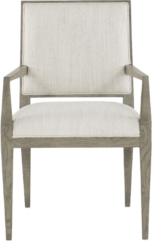 Hooker® Furniture Linville Falls Linn Cove Mink/Remington Porcelain Upholstered Dining Arm Chair-2