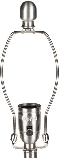 Surya Bentley Gray Glass Table Lamp-3