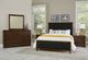 Artisan & Post by Vaughan-Bassett Crafted Cherry Bedroom by Ben & Erin Napier Black Fab/Dark Cherry Queen Upholstered Panel Bed-1