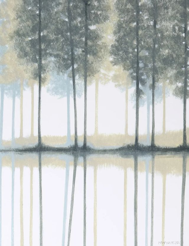 Stylecraft Norman Wyatt Glass Lake Wall Art-1