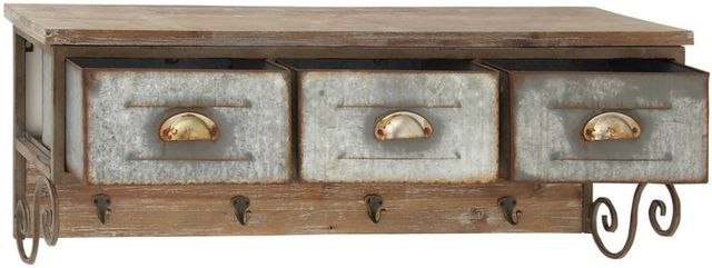 Deco Marche Brown Wall Shelf-1