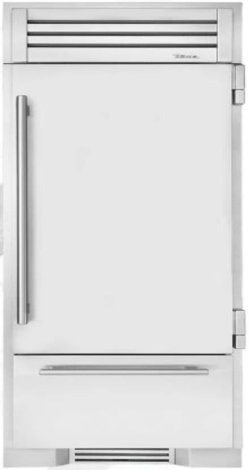 True® 30" 18.1 Cu. Ft. Stainless Steel Built-In Bottom Freezer Refrigerator -0