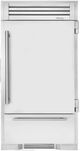 True® 30 in. 17.7 Cu. Ft. Stainless Steel Counter Depth Bottom Freezer Refrigerator -0