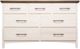 Mako Wood Furniture Sophia Beige/Brown 7-Drawer Dresser-0