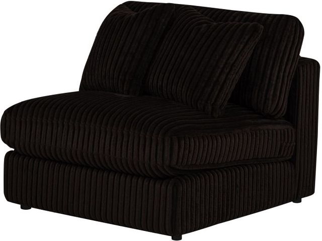 Coaster® Blaine Chocolate Brown Upholstered Armless Chair-4