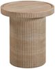 TOV Furniture Darcy Travertine Concrete Indoor/Outdoor Side Table-0