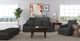 Bassett® Furniture Club Level Leland Flint Gray Ottoman-1