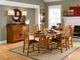 A-America® Cattail Bungalow Amber Trestle Dining Table-1