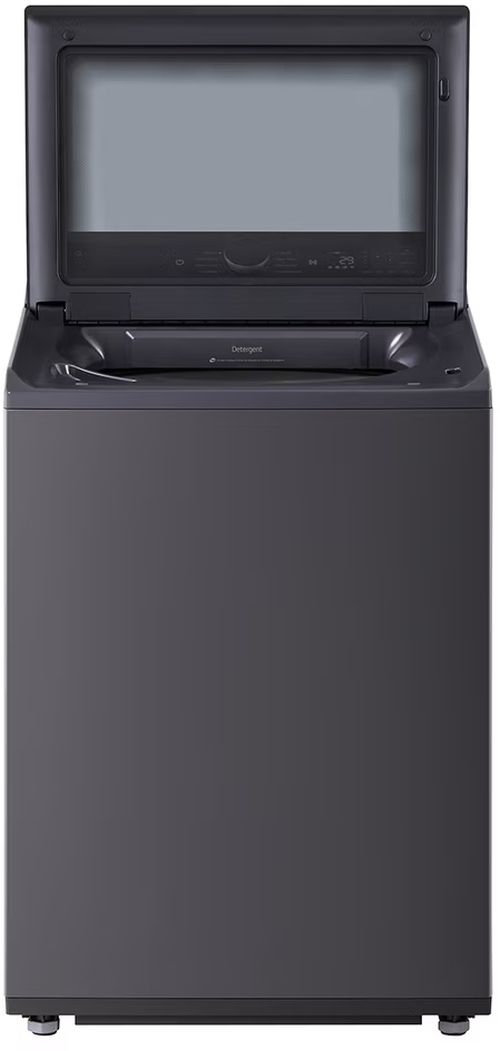 LG 6.1 Cu. Ft. Essence Black Agitator Top Load Washer with EasyUnload™-1