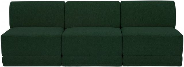 Meridian Furniture Ollie 3-Piece Green 90" Sofa-1