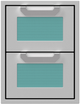 Hestan® AGDR Series 16” Outdoor Double Storage Drawers-Bora Bora-0
