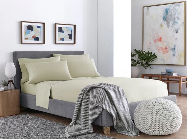 Sleeptone® Ultraweave® 6-Piece Beige Cream Microfiber Twin XL Sheet Set-3