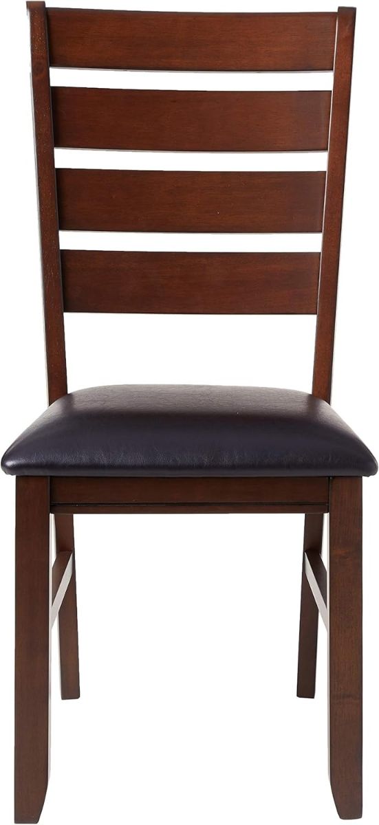 Crown Mark Bardstown Black/Espresso Dining Side Chair-2