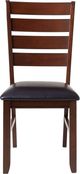 Crown Mark Bardstown Black/Espresso Dining Side Chair-2