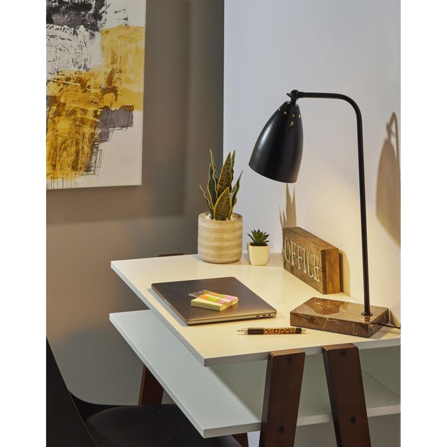 Adesso® Vincent Black Desk Lamp-1