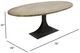 Nest Home Collections Ida/Makenzie Antique Natural Dining Table with Iron Base-3