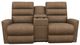 La-Z-Boy® Liam Chestnut Power Wall Reclining Loveseat with Console and Headrest-1