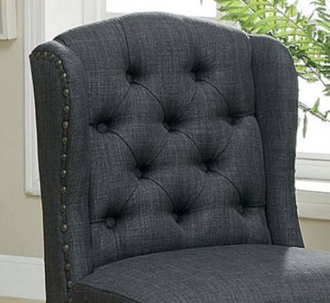Furniture of America® Sania Antique Black/Gray Counter Chair-3