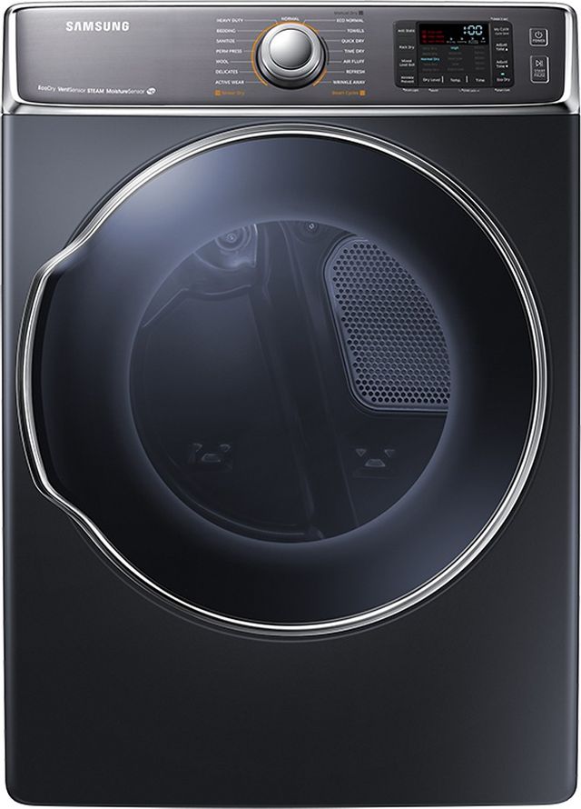 Samsung 9.5 Cu. Ft. Onyx Front Load Gas Dryer-0