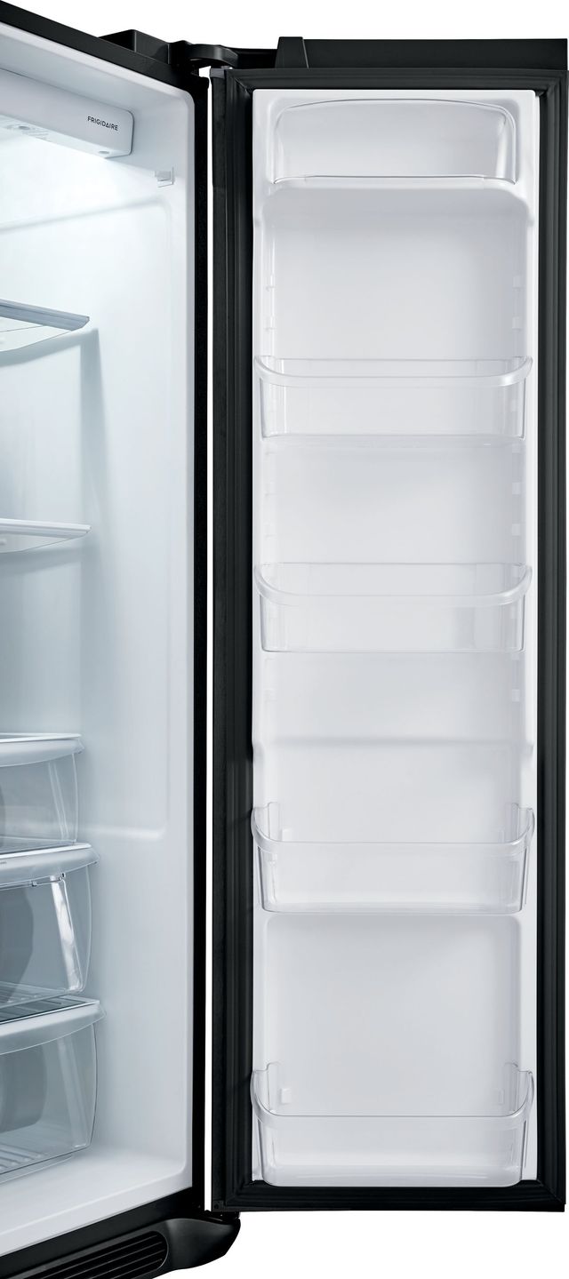 Frigidaire® 22 Cu. Ft. Ebony Black Standard Depth Side By Side Refrigerator-4