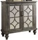 ACME Furniture Velika Weathered Gray Console Table with Two Doors-0
