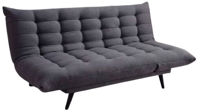 Milton Greens Stars Dark Gray Multi-Functional Click Clack Plush Futon-0