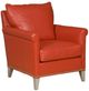 Vanguard® Furniture Customizable Gwynn Leather Chair with Tapered Legs-0